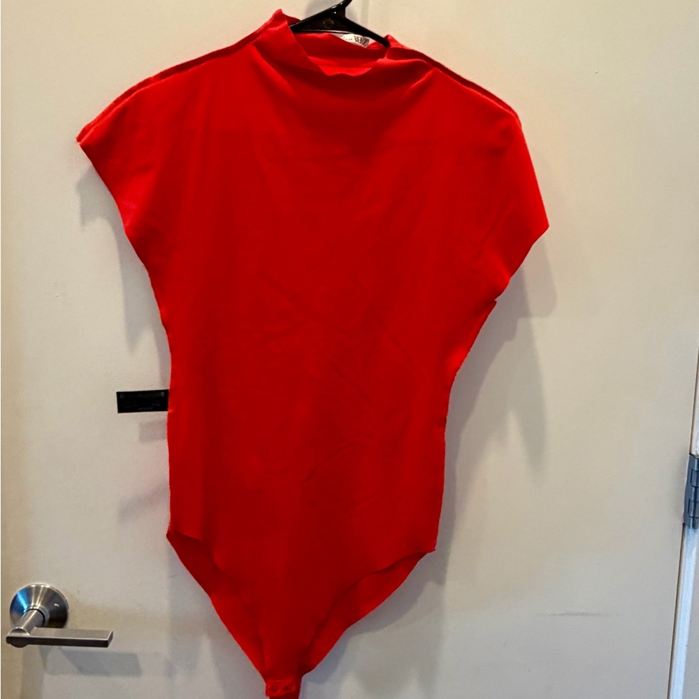 Zara Bold Red Bodysuit